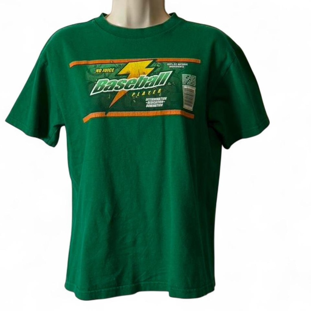 Vintage 90s‎ Pacific Sports "Baseball Player" Parody Tee, Kids Size L
